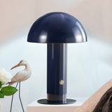 Frasier Contemporary Bohemian Rechargeable/Cordless Iron Integrated LED Mushroom Table Lamp