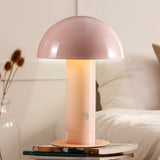 Frasier Contemporary Bohemian Rechargeable/Cordless Iron Integrated LED Mushroom Table Lamp