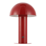 Frasier Contemporary Bohemian Rechargeable/Cordless Iron Integrated LED Mushroom Table Lamp