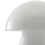 Porcini Contemporary Bohemian Rechargeable/Cordless Iron Integrated LED Mushroom Table Lamp
