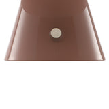 Porcini Contemporary Bohemian Rechargeable/Cordless Iron Integrated LED Mushroom Table Lamp