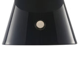 Porcini Contemporary Bohemian Rechargeable/Cordless Iron Integrated LED Mushroom Table Lamp