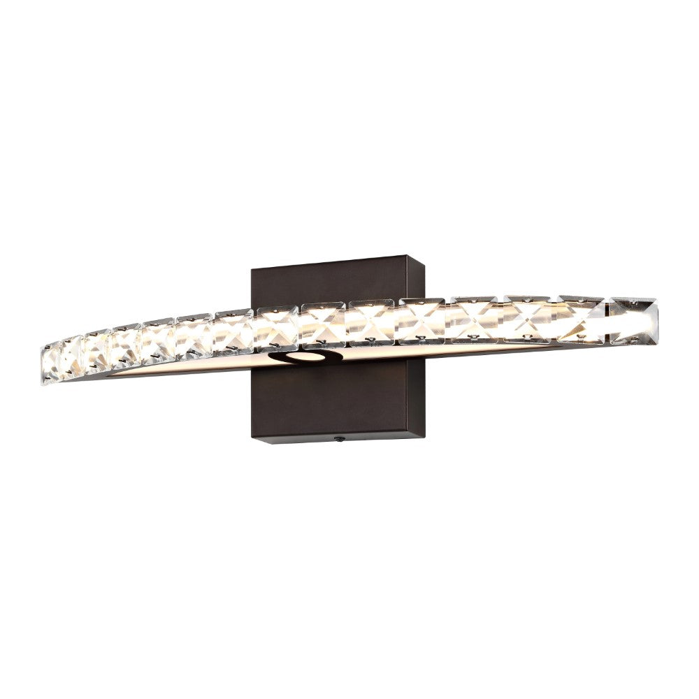 Kichler 18" Bohemian Industrial Iron/Acrylic Integrated LED Vanity Light