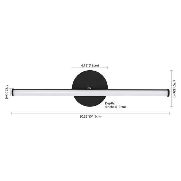 Dimension Image Black / 1 Light