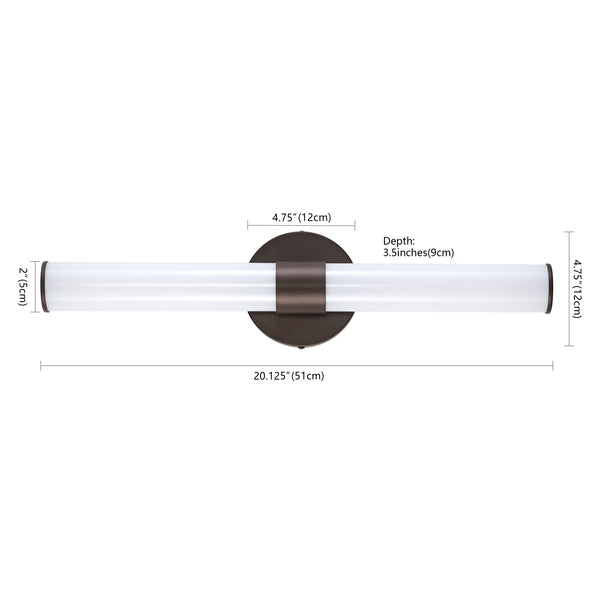 Dimension Image Oil Rubbed Bronze / 1 Light