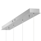 Ralph Teardrop Modern Mid-Century Iron/Acrylic Integrated Linear LED Pendant