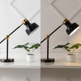 Charles 18.5" Classic Farmhouse Adjustable Cantilever LED Task Lamp with USB Charging Port
