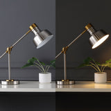 Charles 18.5" Classic Farmhouse Adjustable Cantilever LED Task Lamp with USB Charging Port