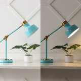 Charles 18.5" Classic Farmhouse Adjustable Cantilever LED Task Lamp with USB Charging Port