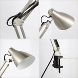 Standard 28.5" Classic Industrial Adjustable Articulated Clamp-On LED Task Lamp