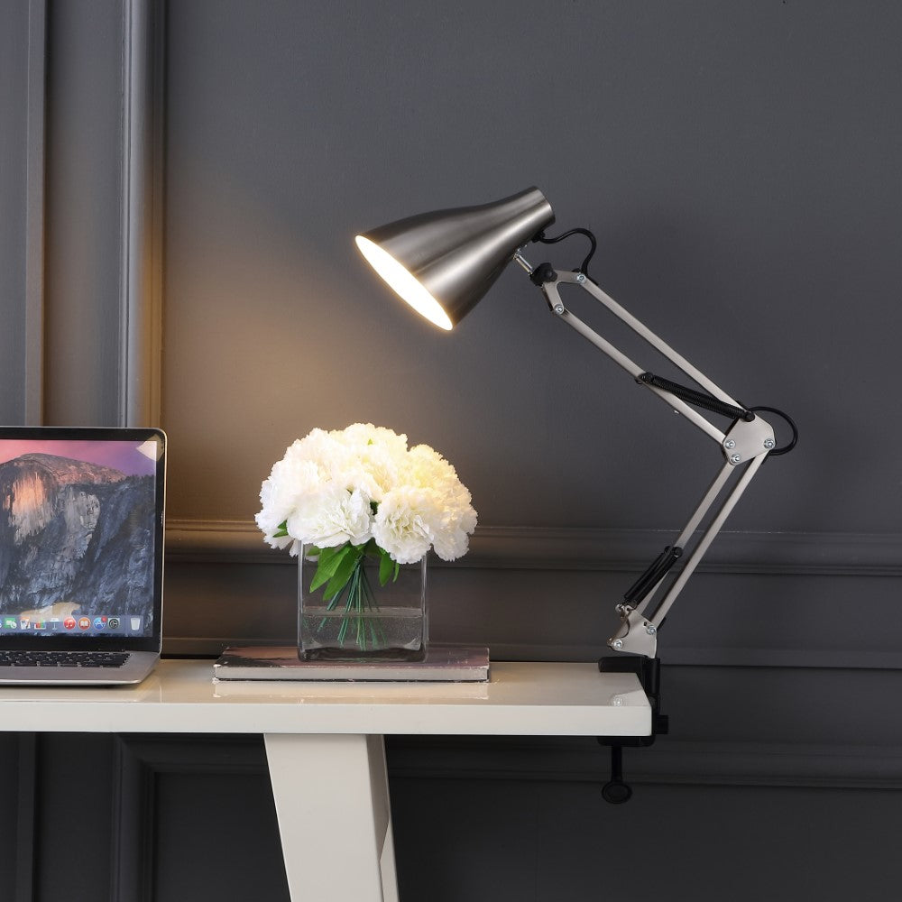 Standard 28.5" Classic Industrial Adjustable Articulated Clamp-On LED Task Lamp