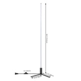 Bobbin 60.5" Modern Contemporary Aluminum/Iron Integrated LED Post Floor Lamp