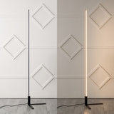 Bobbin 60.5" Modern Contemporary Aluminum/Iron Integrated LED Post Floor Lamp