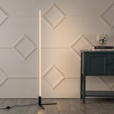 Bobbin 60.5" Modern Contemporary Aluminum/Iron Integrated LED Post Floor Lamp