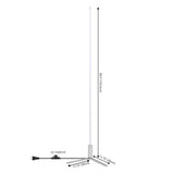 Bobbin 60.5" Modern Contemporary Aluminum/Iron Integrated LED Post Floor Lamp