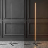 Bobbin 60.5" Modern Contemporary Aluminum/Iron Integrated LED Post Floor Lamp