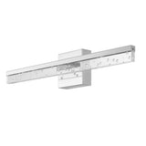 Gesto 22" Modern Contemporary 360-Degree Rotatable Iron/Seeded Acrylic Integrated LED Vanity Light