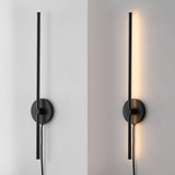 Hinkley 27.25" Modern Minimalist Iron Adjustable Bar Integrated LED Plug-In Sconce
