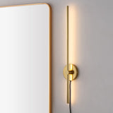 Hinkley 27.25" Modern Minimalist Iron Adjustable Bar Integrated LED Plug-In Sconce