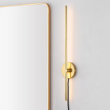 Hinkley 27.25" Modern Minimalist Iron Adjustable Bar Integrated LED Plug-In Sconce