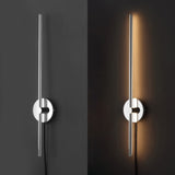 Hinkley 27.25" Modern Minimalist Iron Adjustable Bar Integrated LED Plug-In Sconce