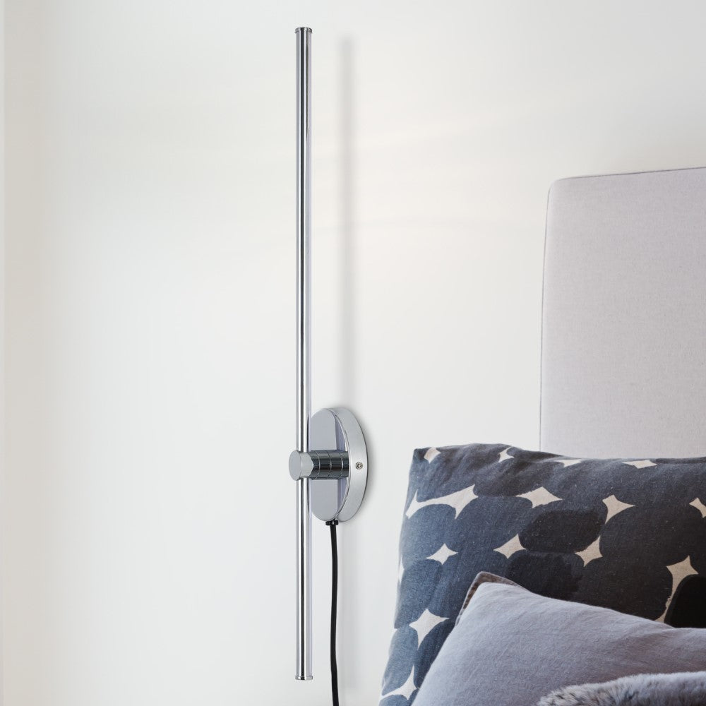 Hinkley 27.25" Modern Minimalist Iron Adjustable Bar Integrated LED Plug-In Sconce