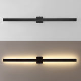 Junipe  49.5" Modern Minimalist Indoor/Outdoor Metal 350-Degree Rotate Dimmable Integrated Linear LED Wall Sconce