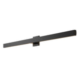 Junipe  49.5" Modern Minimalist Indoor/Outdoor Metal 350-Degree Rotate Dimmable Integrated Linear LED Wall Sconce