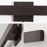 Junipe  49.5" Modern Minimalist Indoor/Outdoor Metal 350-Degree Rotate Dimmable Integrated Linear LED Wall Sconce