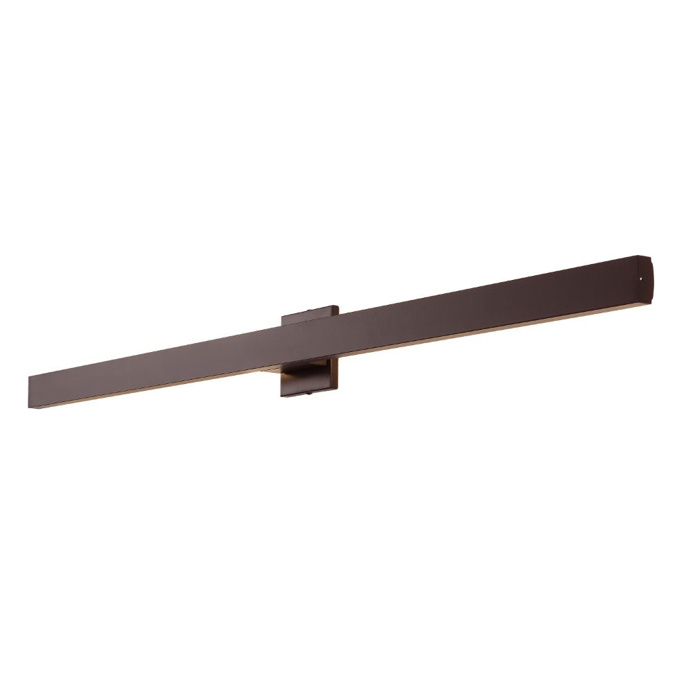 Junipe  49.5" Modern Minimalist Indoor/Outdoor Metal 350-Degree Rotate Dimmable Integrated Linear LED Wall Sconce