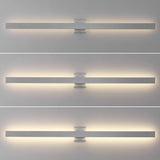 Junipe  49.5" Modern Minimalist Indoor/Outdoor Metal 350-Degree Rotate Dimmable Integrated Linear LED Wall Sconce