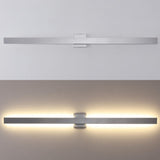 Junipe  49.5" Modern Minimalist Indoor/Outdoor Metal 350-Degree Rotate Dimmable Integrated Linear LED Wall Sconce
