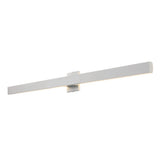 Junipe  49.5" Modern Minimalist Indoor/Outdoor Metal 350-Degree Rotate Dimmable Integrated Linear LED Wall Sconce