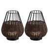 Dark Brown/Black (Set of 2)