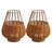 Light Brown/Brown (Set of 2)