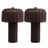 Dark Brown/Black (Set of 2)