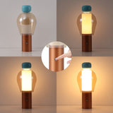 Vernis 10.75" Modern Glam Candle-Style Rechargeable/Cordless Dimmable Integrated LED Table Lamp with Touch Sensor
