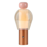 Vernis 10.75" Modern Glam Candle-Style Rechargeable/Cordless Dimmable Integrated LED Table Lamp with Touch Sensor