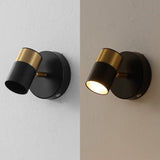 Hawk 6" 1-Light Modern Adjustable Head Integrated Dimmable LED Rechargeable Wall Spotlight with Touch Sensor