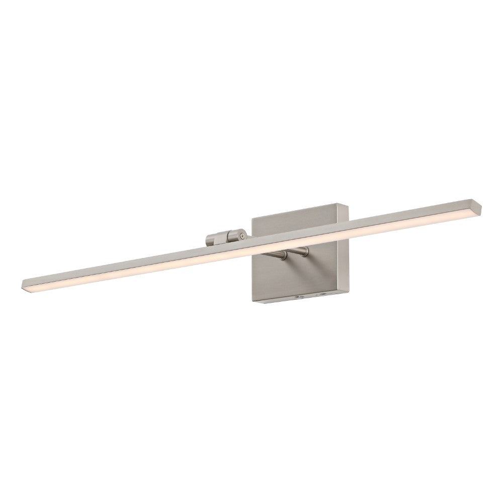 Wren 28" Modern Minimalist Swivel Integrated Dimmable LED Rechargeable Picture Light with Touch Sensor