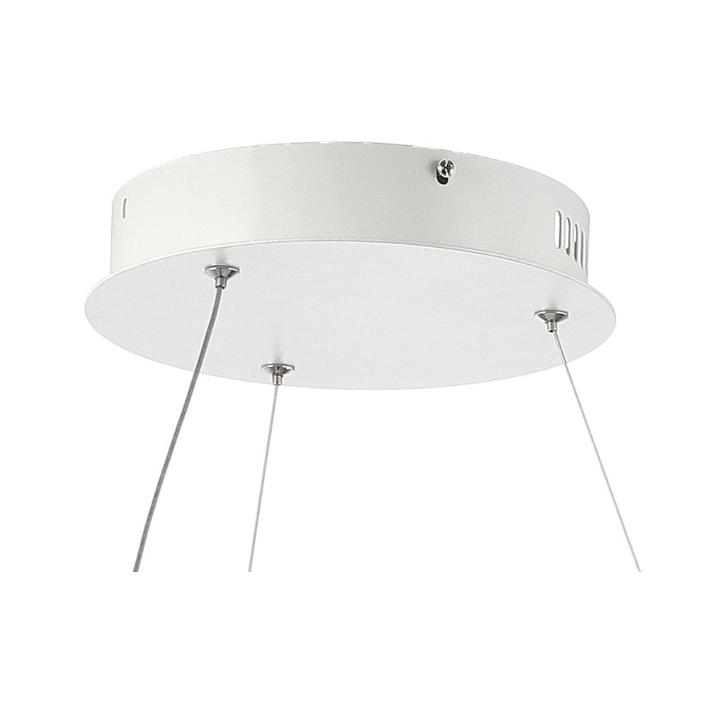 Tina Modern Contemporary Aluminum Integrated LED Hoop Pendant