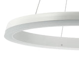 Tina Modern Contemporary Aluminum Integrated LED Hoop Pendant