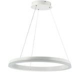 Tina Modern Contemporary Aluminum Integrated LED Hoop Pendant