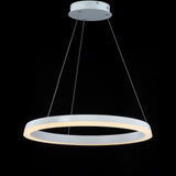 Tina Modern Contemporary Aluminum Integrated LED Hoop Pendant
