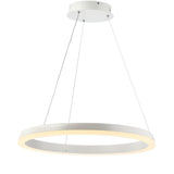 Tina Modern Contemporary Aluminum Integrated LED Hoop Pendant