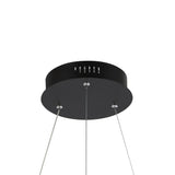 Tina Modern Contemporary Aluminum Integrated LED Hoop Pendant