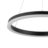 Tina Modern Contemporary Aluminum Integrated LED Hoop Pendant