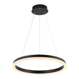 Tina Modern Contemporary Aluminum Integrated LED Hoop Pendant