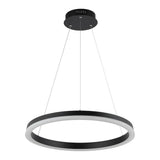 Tina Modern Contemporary Aluminum Integrated LED Hoop Pendant