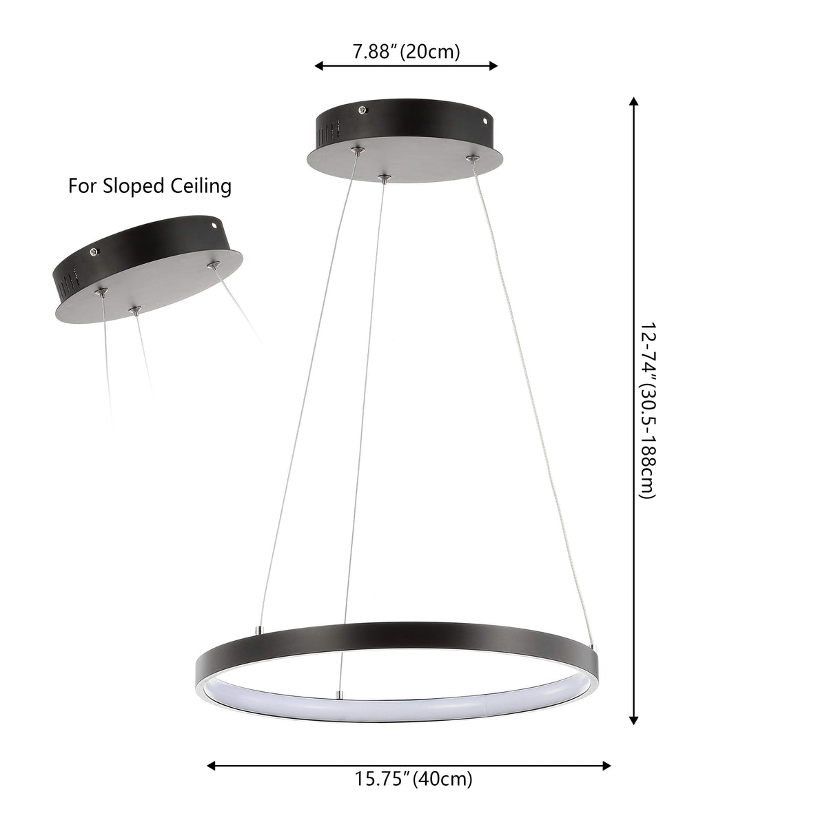 Mary Modern Contemporary Iron Integrated LED Pendant